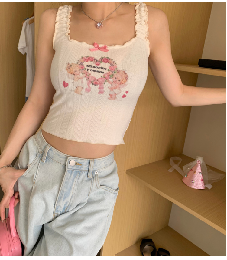 Angelic Lace Trim Top