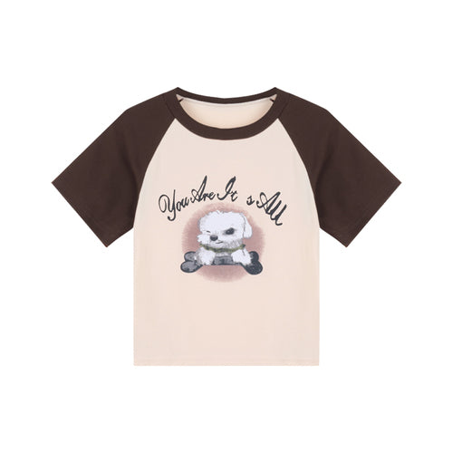 Winking Pup Top