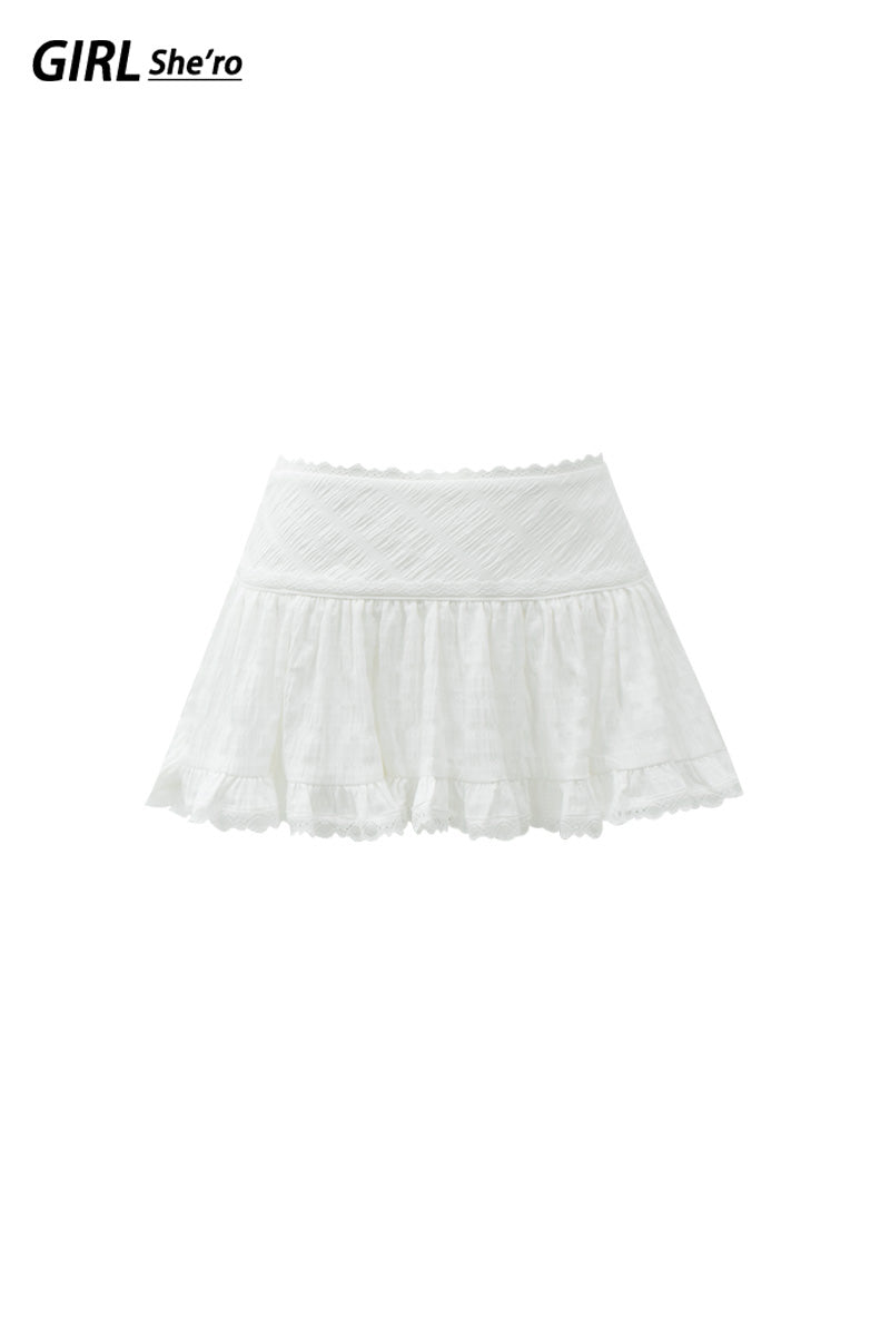 Grace Ruffle Mini Skirt