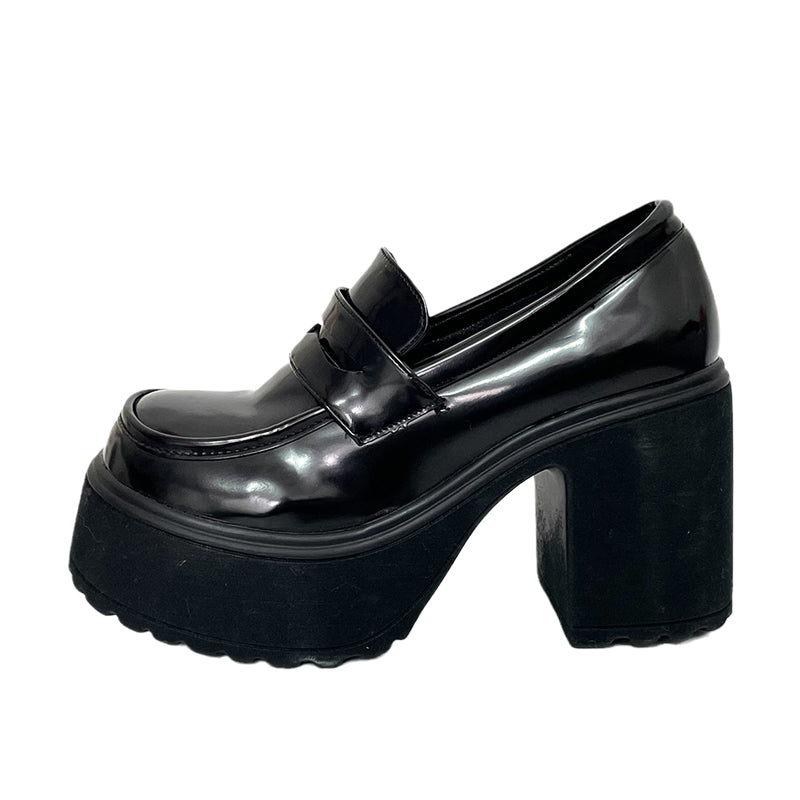 Polished Casual Mid Heel Loafers