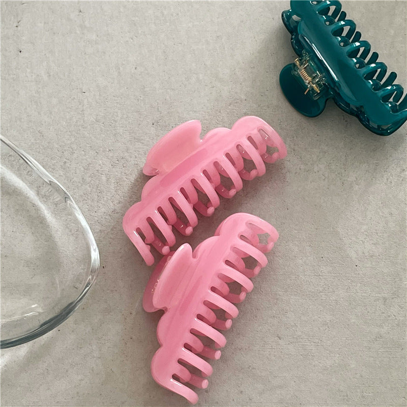 Rosy Glint Layer Claw Clip