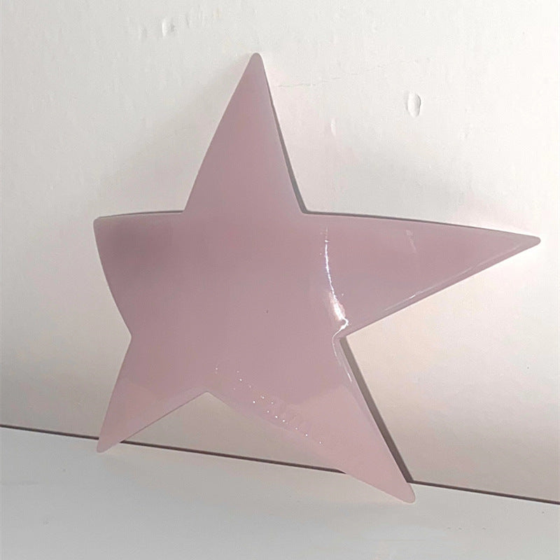 Pink Glitter Star Clip