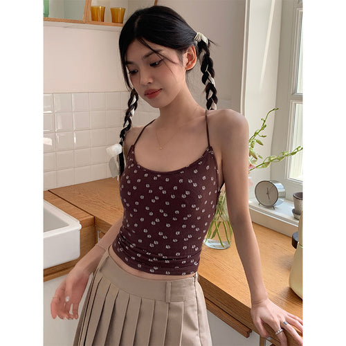 Serene Blossoms Tie Back Top