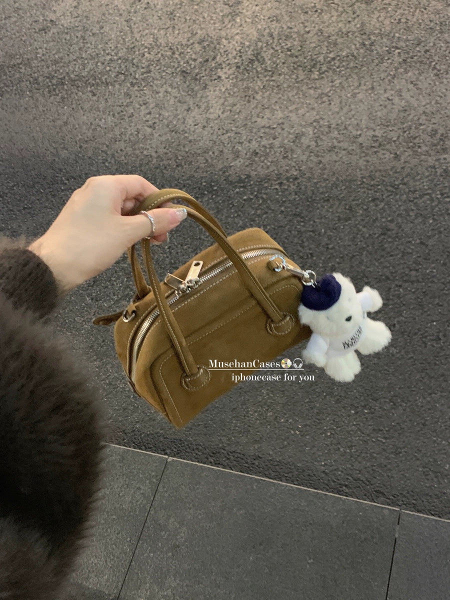 Aesthetic Vibe Fluffy Teddy Bag Chain (premium quality)