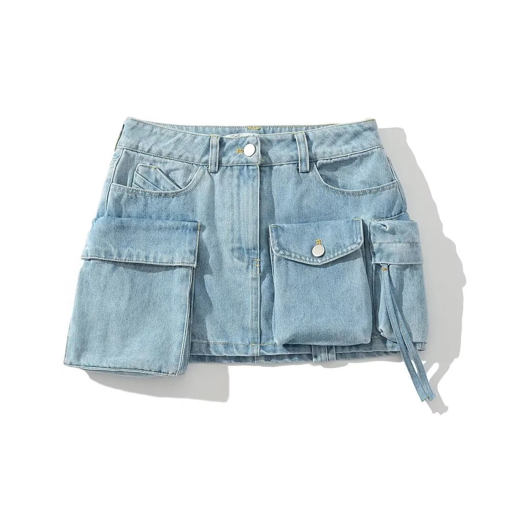 Rebel Blue Jean Skirt