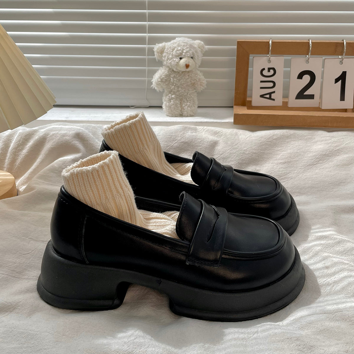 Collegiate Chic Thic Bottom Loafers