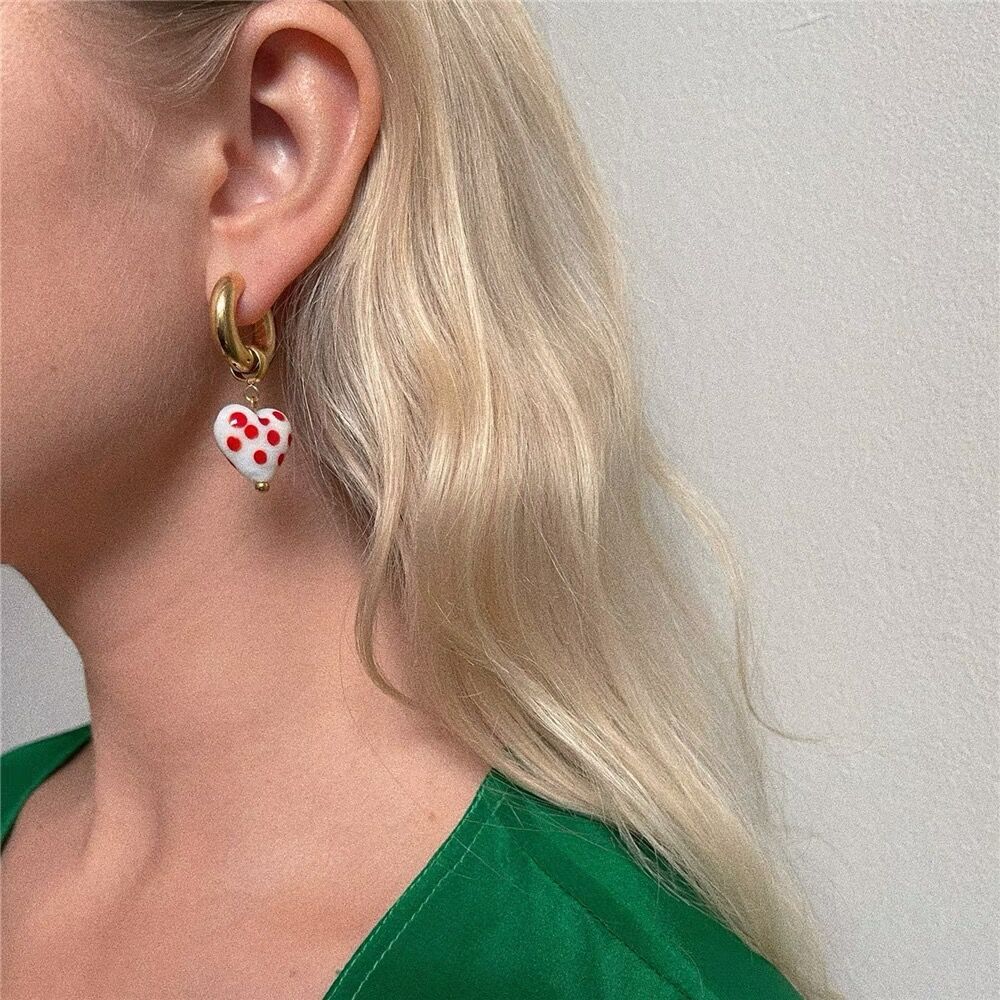 Spotted Sweetheart Earrings