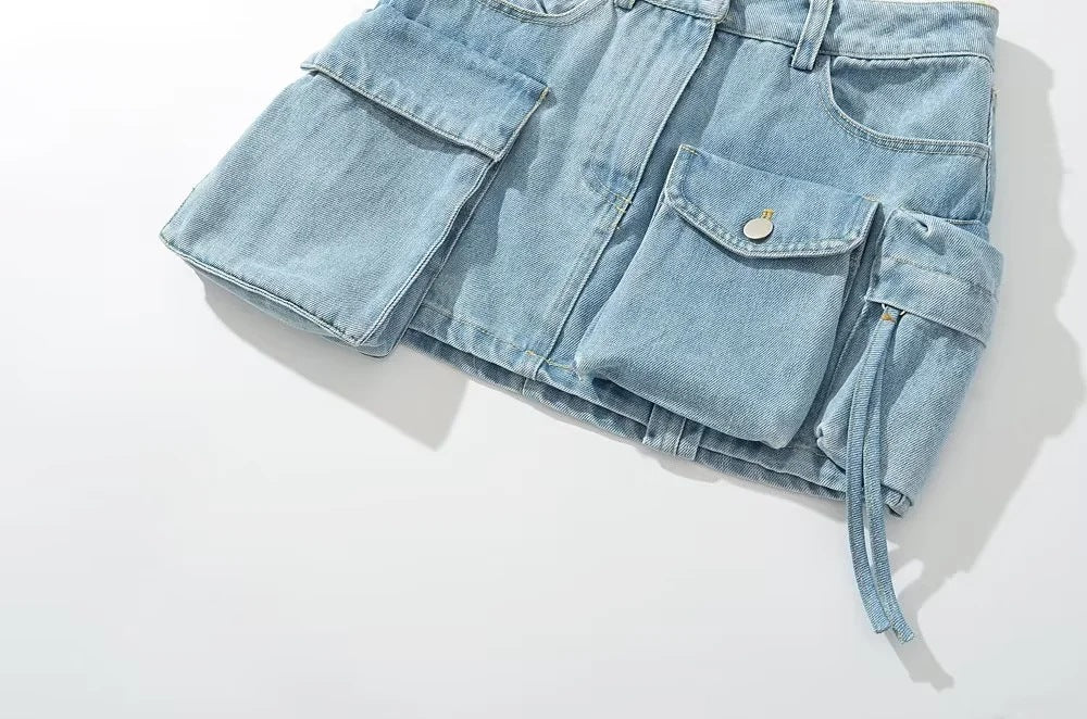 Rebel Blue Jean Skirt