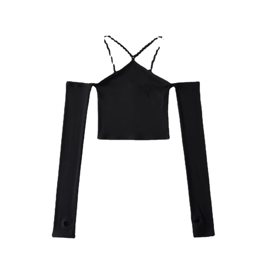 Your Moment Cross Neck Top