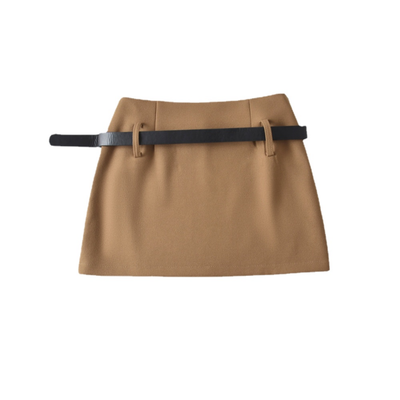 Retro Belt A Line Skirt