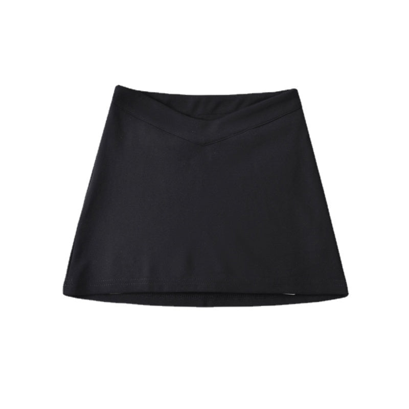 V Line Waist Skirt
