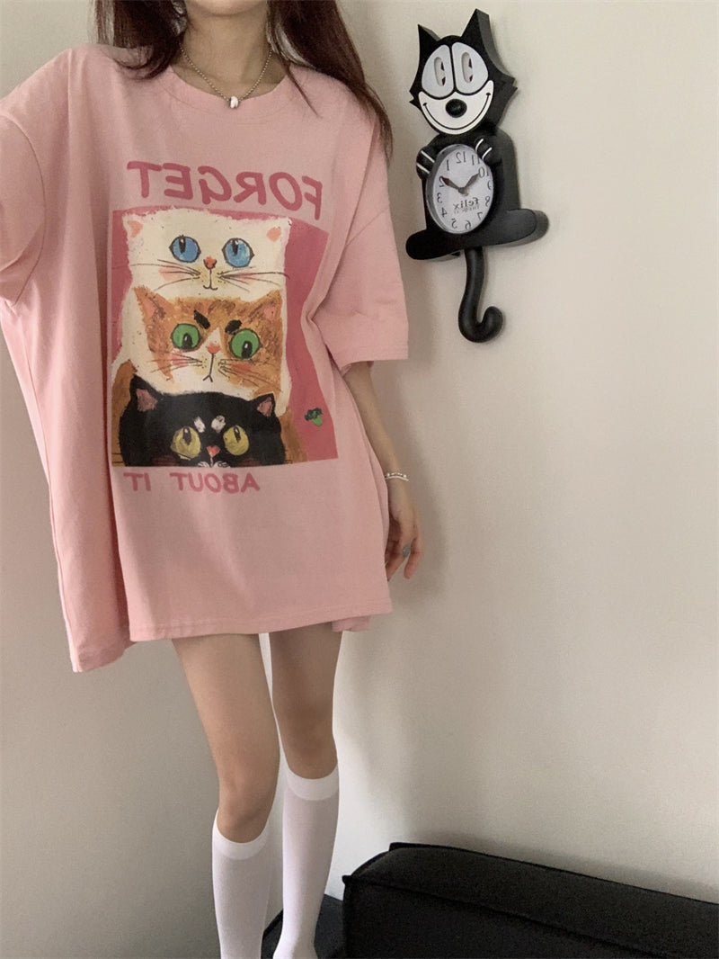 Stack Up KItty Tee
