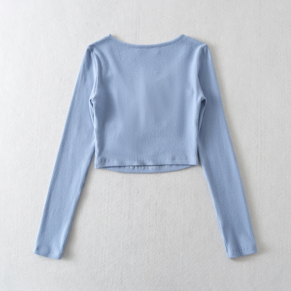 Annie Ruched Bust Longsleeve Top