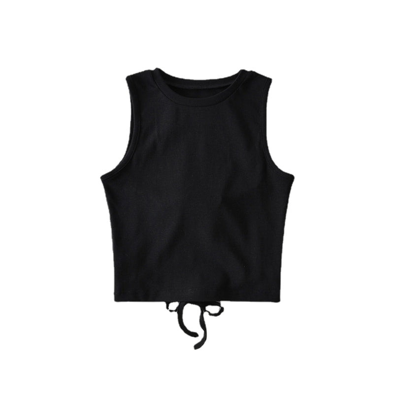 My Boo Back Tied Tank Top